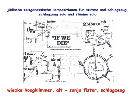 postcard: jewish contemporary composers for contralto and percussion...